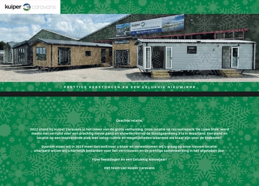 Wij wensen u Fijne feestdagen en een mooi 2023